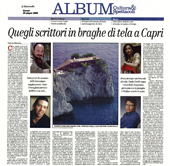 Quegli scrittori in braghe di tela a Capri